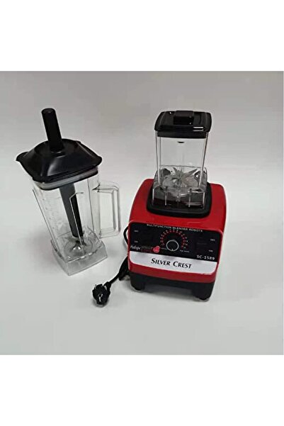 Silver Crest Double Jar SilverCrest Multi Blender Mixer Juicer Food Professional With Smart 15 Timer 4500W