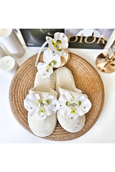 pegu baby collection BEYAZ ORKİDE LOHUSA TERLİK TAÇ TAKIMI  , GELİN, ÇEYİZ