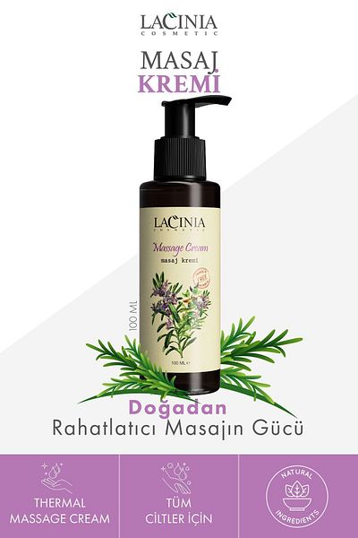 Lacinia 100ml Thermal Massage Cream - with Warmer