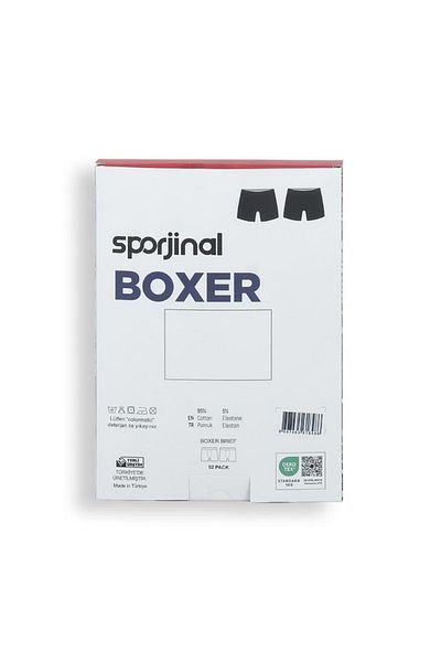 Canerkekspor Sporjinal Men's 2-Piece Boxers (Mbu-P222)