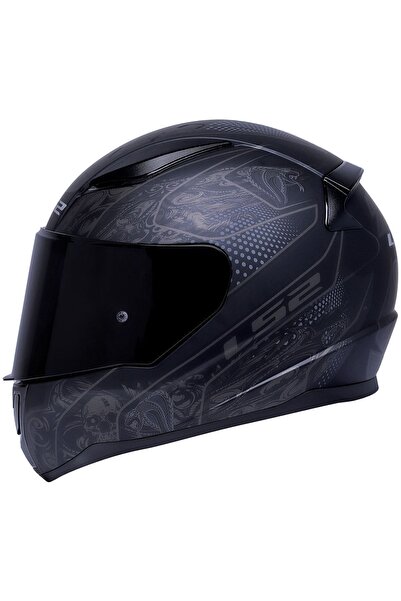 LS2 Rapid 2 Crypt Kask/ Siyah Vizör Ile Efsane Görünüm