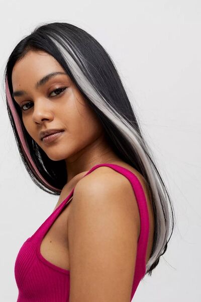 New Obsessions Synthetic Snap Hair 2 Pieces Colorful