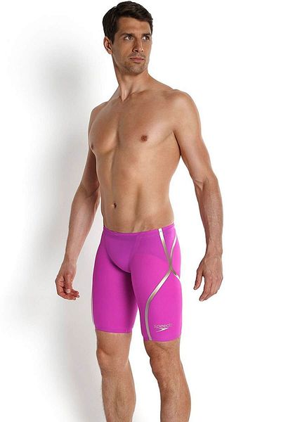 SPEEDO Costum de baie de curse Lzr Racer X pentru bărbați - Jammer, violet/auriu