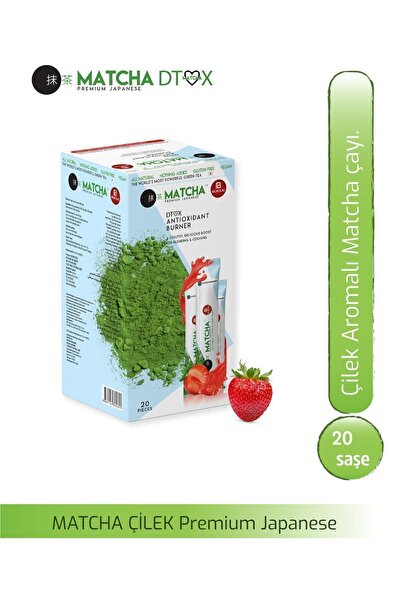 Matchamix Çilek Aromalı Matcha Çayi