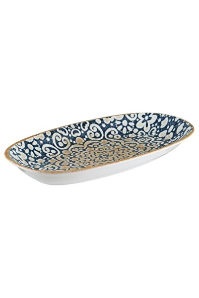 Karaköy Plus Bonna Porselen Alhambra Oval Kayık Tabak 15 Cm