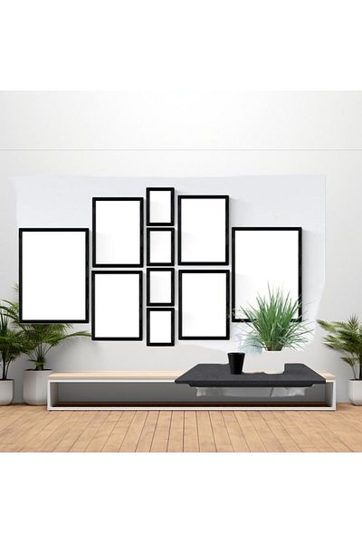 skydem Different Sizes Frame Set - Poliresin Black