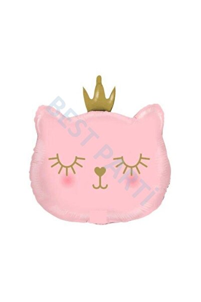 BAL10 DÜNYASI Pink Cat Foil Balloon - 48X52 cm