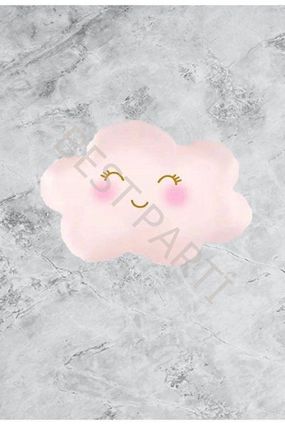 BAL10 DÜNYASI Pink Cloud Foil Balloon - 72X56 cm