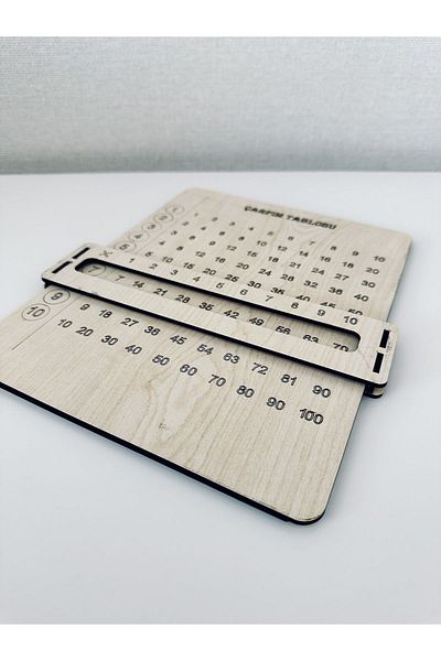firdevsi hobi Educational Wooden Multiplication Table