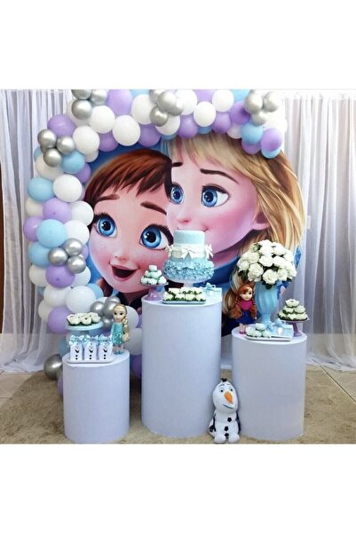 BEST PARTİ DOĞUM GÜNÜ PARTİ SÜSLERİ Elsa Balon Zinciri Balon 50 Adet