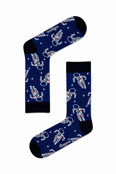 CARNAVAL SOCKS Унисекс чорапи с шарки и цветни астронавти