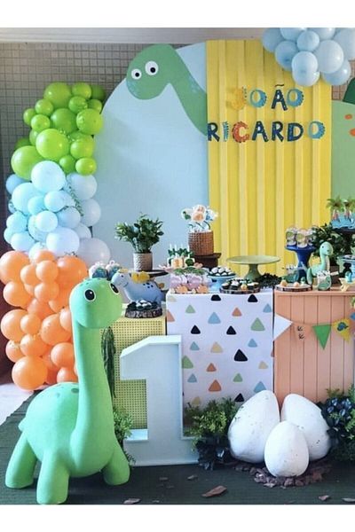 BAL10 DÜNYASI 100 Balloons (Orange-light Blue-light Green Mixed) + 5 Mt Balloon Chain