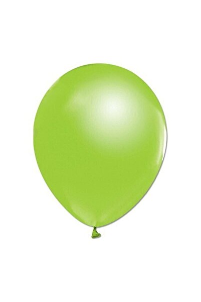 BAL10 DÜNYASI بالونات خضراء فاتحة معدنية مقاس 12 بوصة، عبوة من 10 قطع
