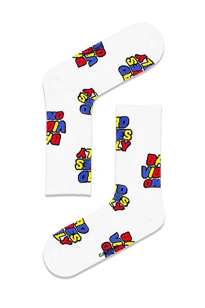 CARNAVAL SOCKS Πολύχρωμες κάλτσες Bad Vibes Trend
