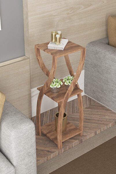 Evnovi Sona Dekoratif Yan Sehpa , Çiçeklik , Saksılık