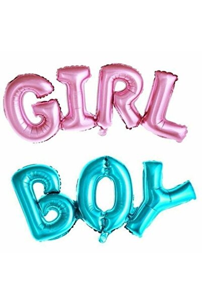 BAL10 DÜNYASI Gender Party - Girl Boy Foil Balloon