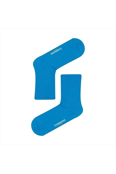 CARNAVAL SOCKS Απλό μπλε - Αθλητικές κάλτσες χωρίς σχέδιο