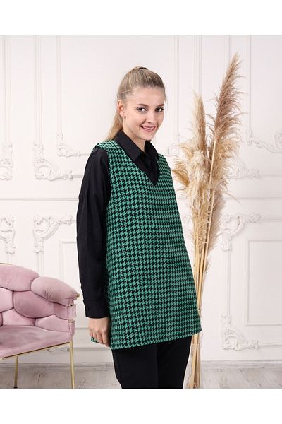 CNG MODA Women's Hijab Tweed Sweater