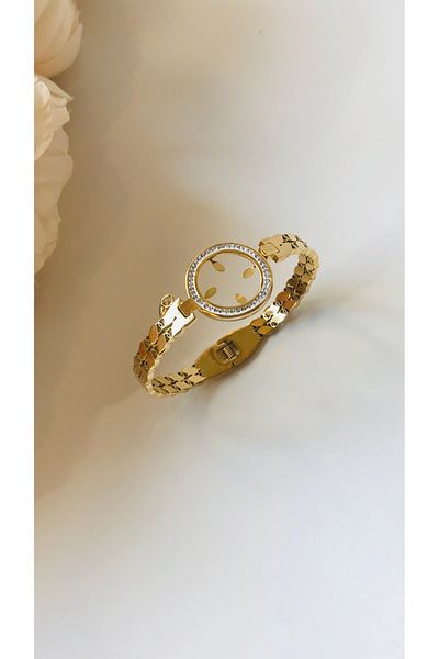 Butik Steel Cuff Model Bracelet - Quarter Design