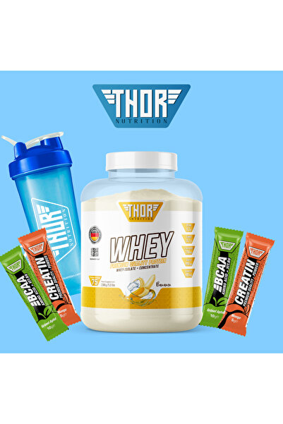 THOR NUTRITION 2.3 Kg Whey Protein 75 Servis Muz Aromalı (formulated In Germa...