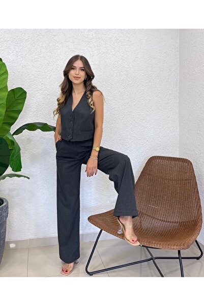 AÈC PRIVÈ Γυναικείο Σετ Μπλέιζερ, Σακάκι και Παντελόνι