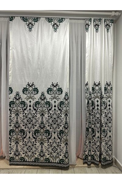 ilya Dijital Baskı | Fon | Düz dikiş | Ekstraforlu | Tek parça | Beyaz Gri Yeşil