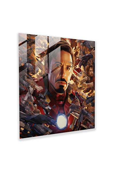 PaintedAnarchy طباعة Marvel Photorealistic Glass - Marvel، ديكورات الحائط، ال...