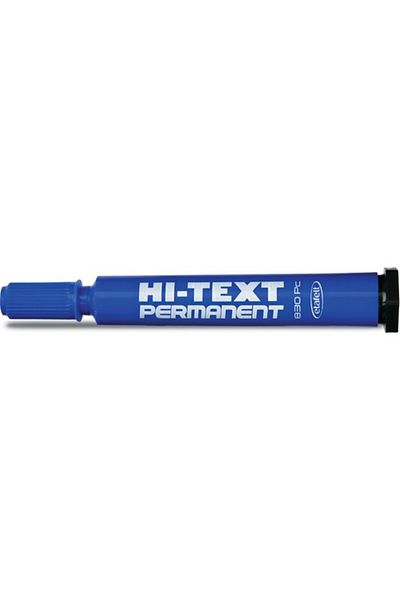 Hi-Text Blue Round Tip Marker - 1 Pack of 12
