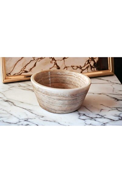 Concept ONYX by CEHRELI وعاء تقديم عميق من الرخام من حجر العقيق الطبيعي (جودة...