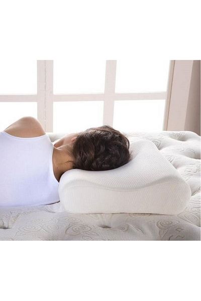 Planet Visco Pillow, Visco Time Standard Size Orthopedic Tendre Pillow 32x50x11 Cm