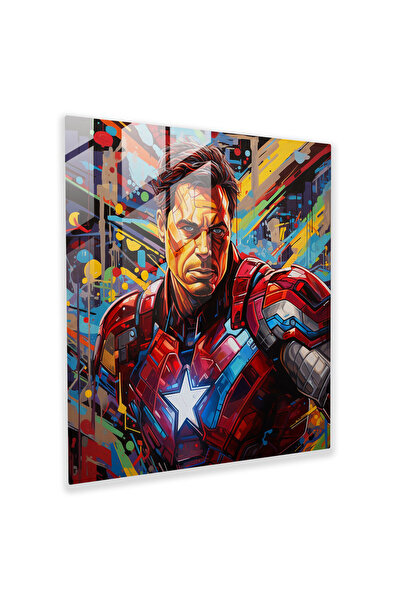 PaintedAnarchy طباعة Marvel Pop Art Glass - Marvel، الطاقة، فن الزجاج، طباعة ...