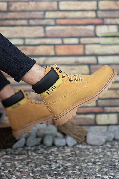 Riccon Unisex μπότες Riccon Nubuck Camel0012923