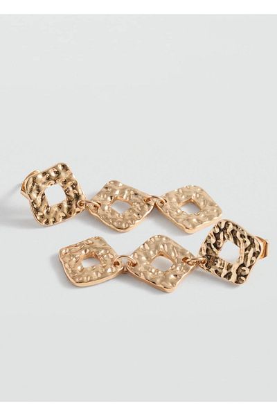 Mango Teen Rhombus Earrings