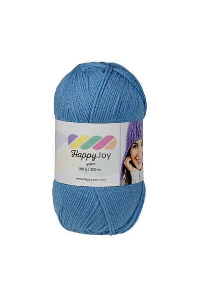Kürkçü Han Happy Joy 100gr 300m Σχοινί Ανοιχτό Τυρκουάζ Πλεκτό Χέρι - HJ080
