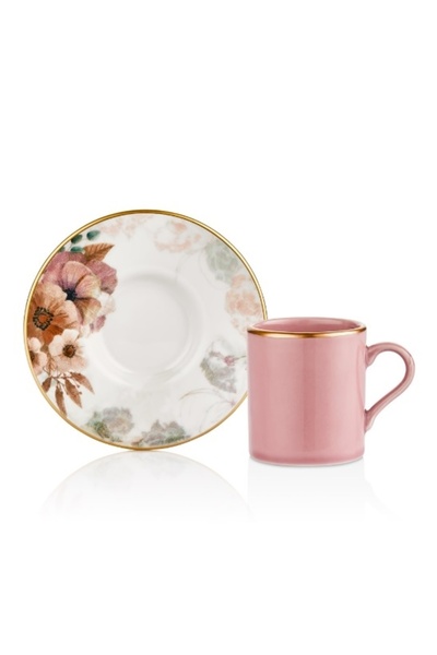 SERAMİKCİ 4 PRC Tulip Coffee Cup Set