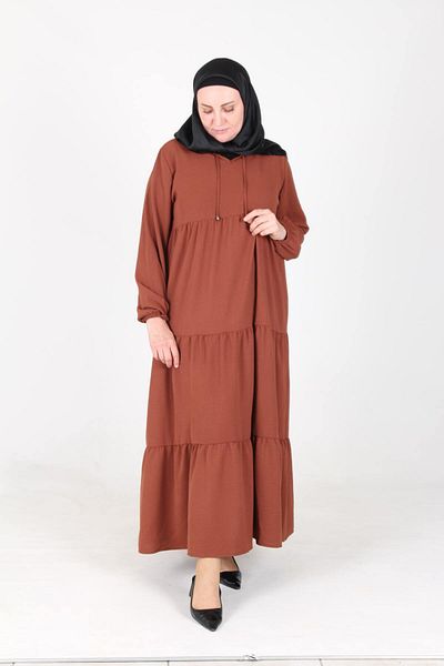 Gelince Pearl Ayrobin Farbal Dress with Elastic Sleeves Size 38 40 42 44 46 48