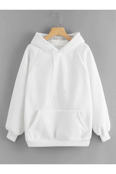 DEEPSENCE White Men'S SweatShirt - Hooded, Back Butter Life Print