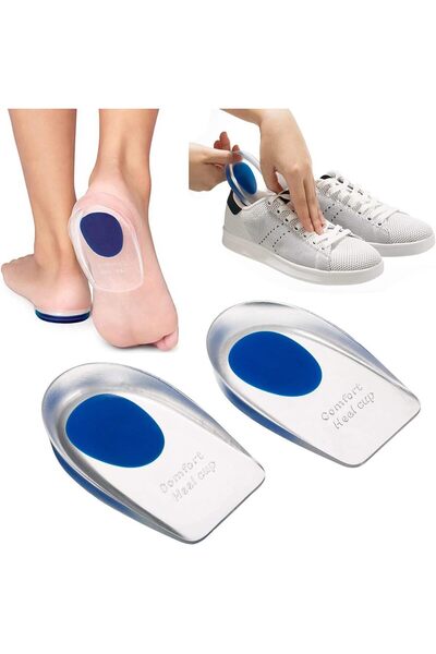 Modares Store Topuk Dikeni Ortopedik Tabanlık Silikon Gizli Topuk Jel Yastık