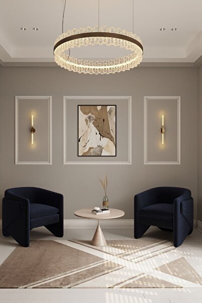 HAUSE DESİGN Boyanabilir Dekoratif Hazır Kesimli Duvar Çıtası 10x50(2)-100x10...