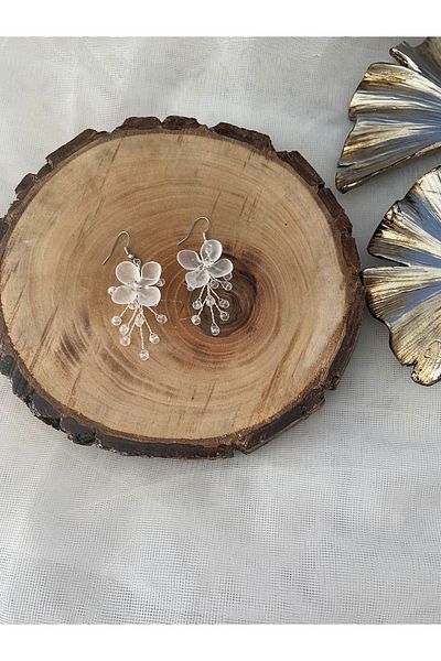 Merio tasarım Earrings Handmade Daisy Design