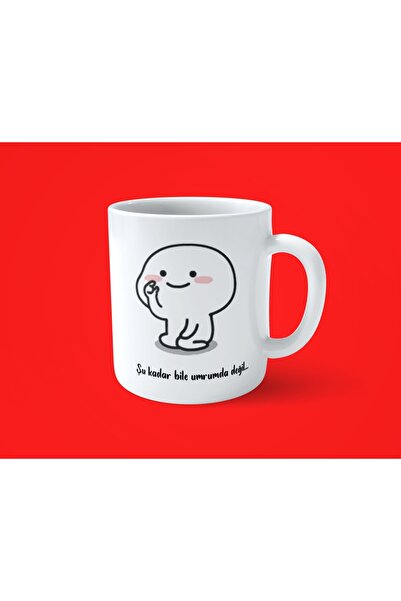 hesaplisiburada كوب مطبوع عليه عبارة "I Don't Care"