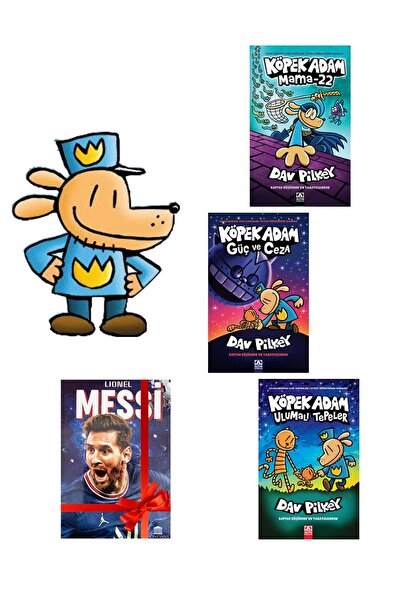 Altın Kitaplar Köpek Adam Serisi 8,9,10 - Son 3 Kitap Set - Defter Hediyeli