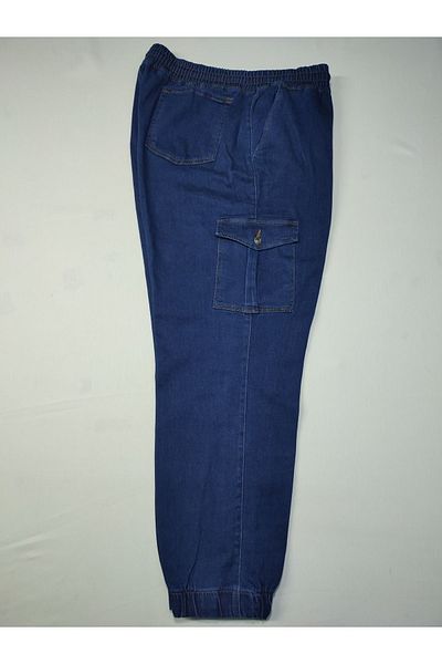 Denim Massimo Port Large Size Men's Jeans Jogger Cargo 22001 Dark Blue