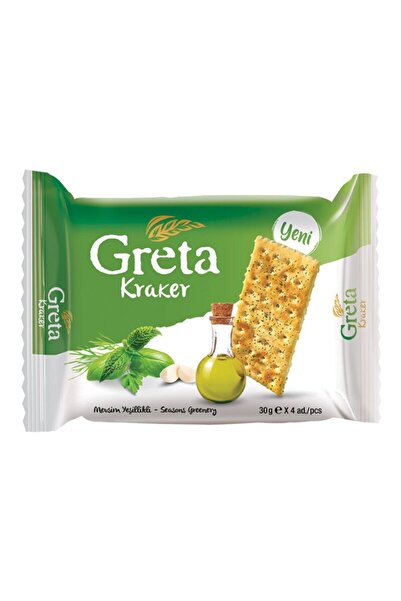 Şölen مقرمشات غريتا الخضراء - مواسم 30 جرام × 4 قطع × 3 قطع