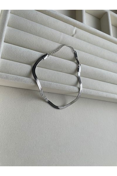 Gizem Eren Unisex Steel Italian Chain Bracelet