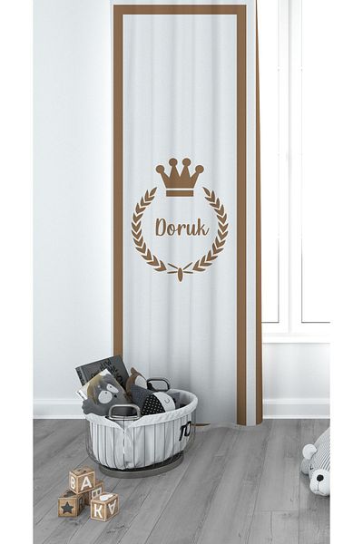 CİCİ EKO Başak Children's Room Curtain Background Curtain