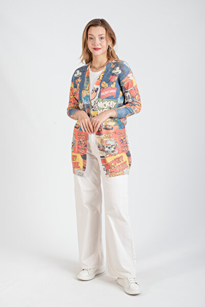 Hatun Atila سترة صوفية طويلة منقوشة من HatunAtila - 5000-16