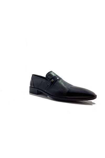 Ehil Black/patent Leather Genuine Leather Men's Classic Shoes