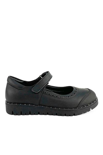 Cici Bebe Ayakkabı Genuine Leather Girls' OrthopediC SChool Shoes - Comfortable and Lightweight with velCro Bands