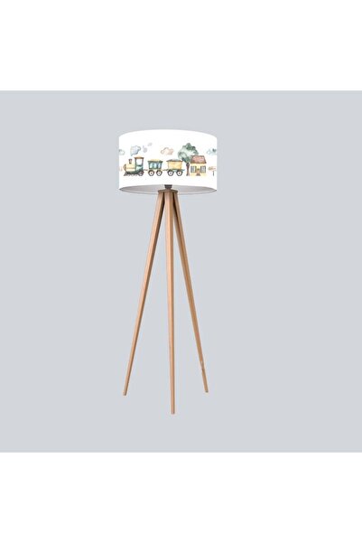 CİCİ ODAM Çocuk Bebek Odası Lambader Renkli Tahta Arabalı Balonlar